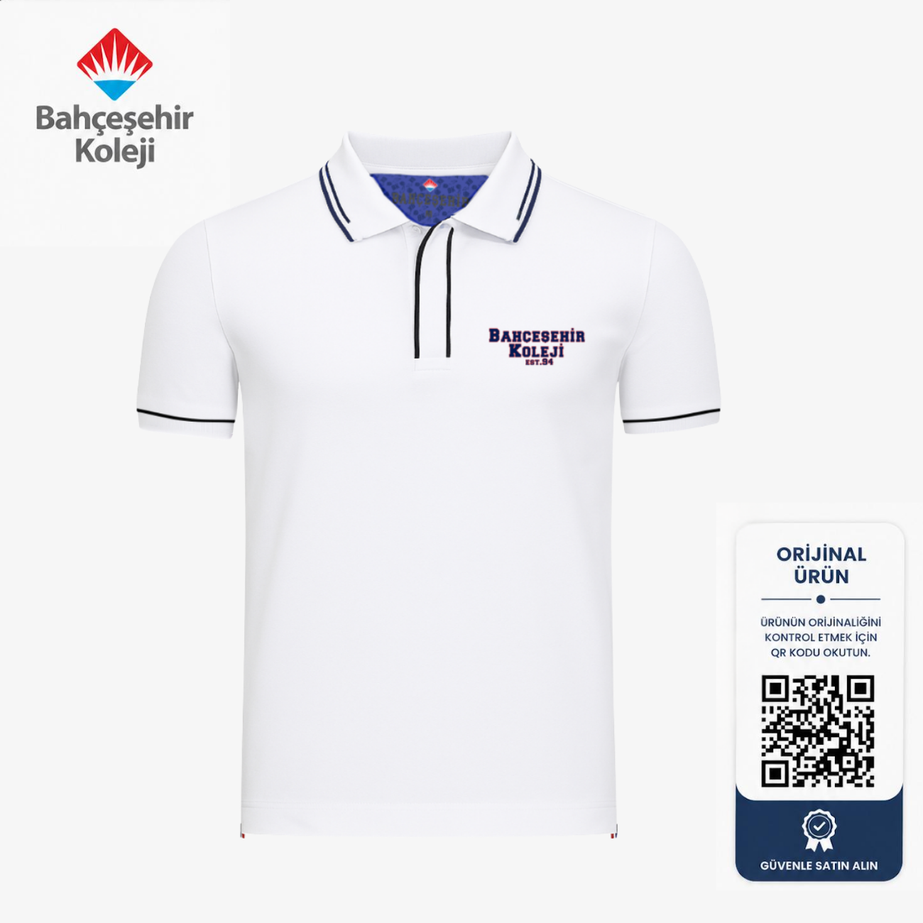 BK Campus Polo White