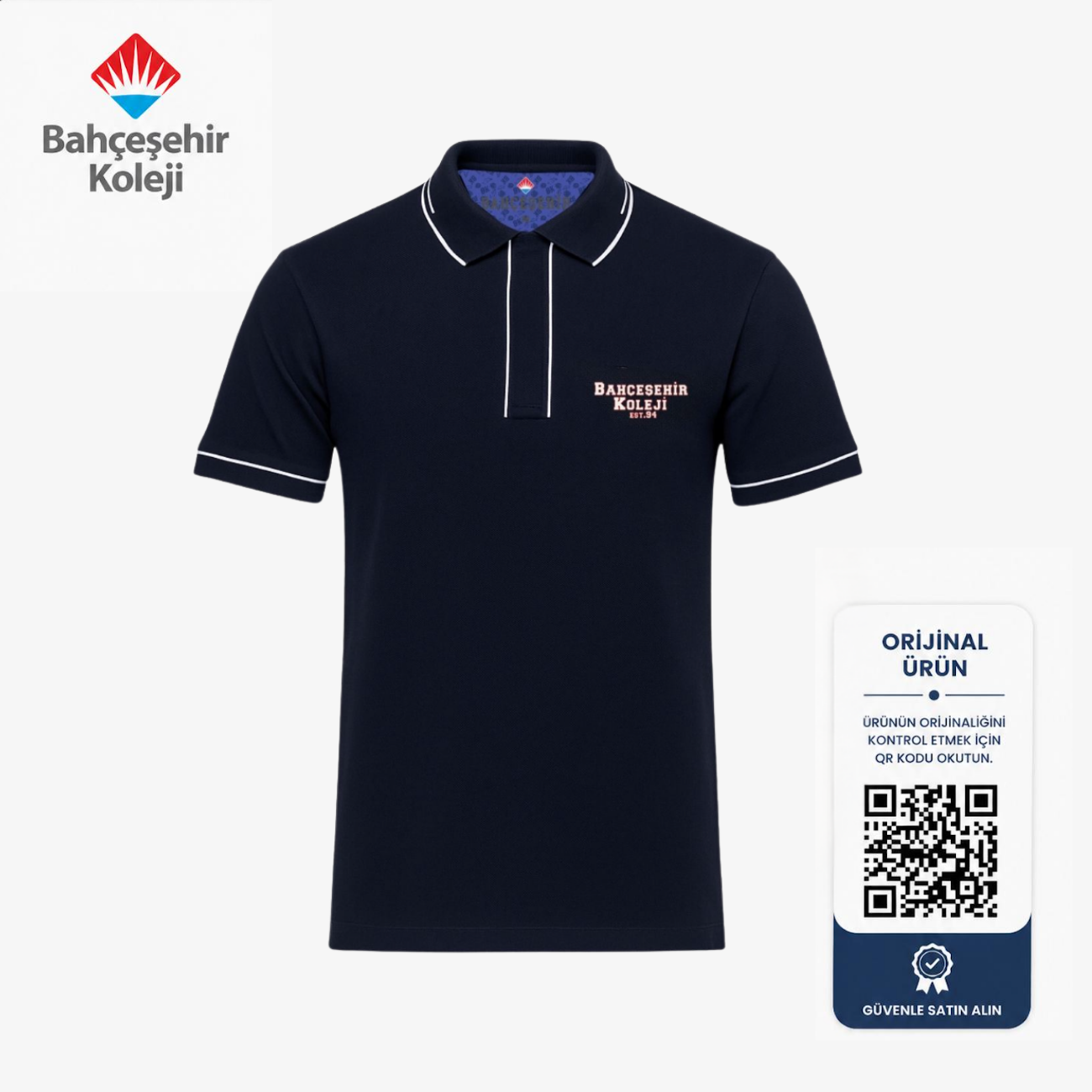 BK Campus Polo Dark Blue