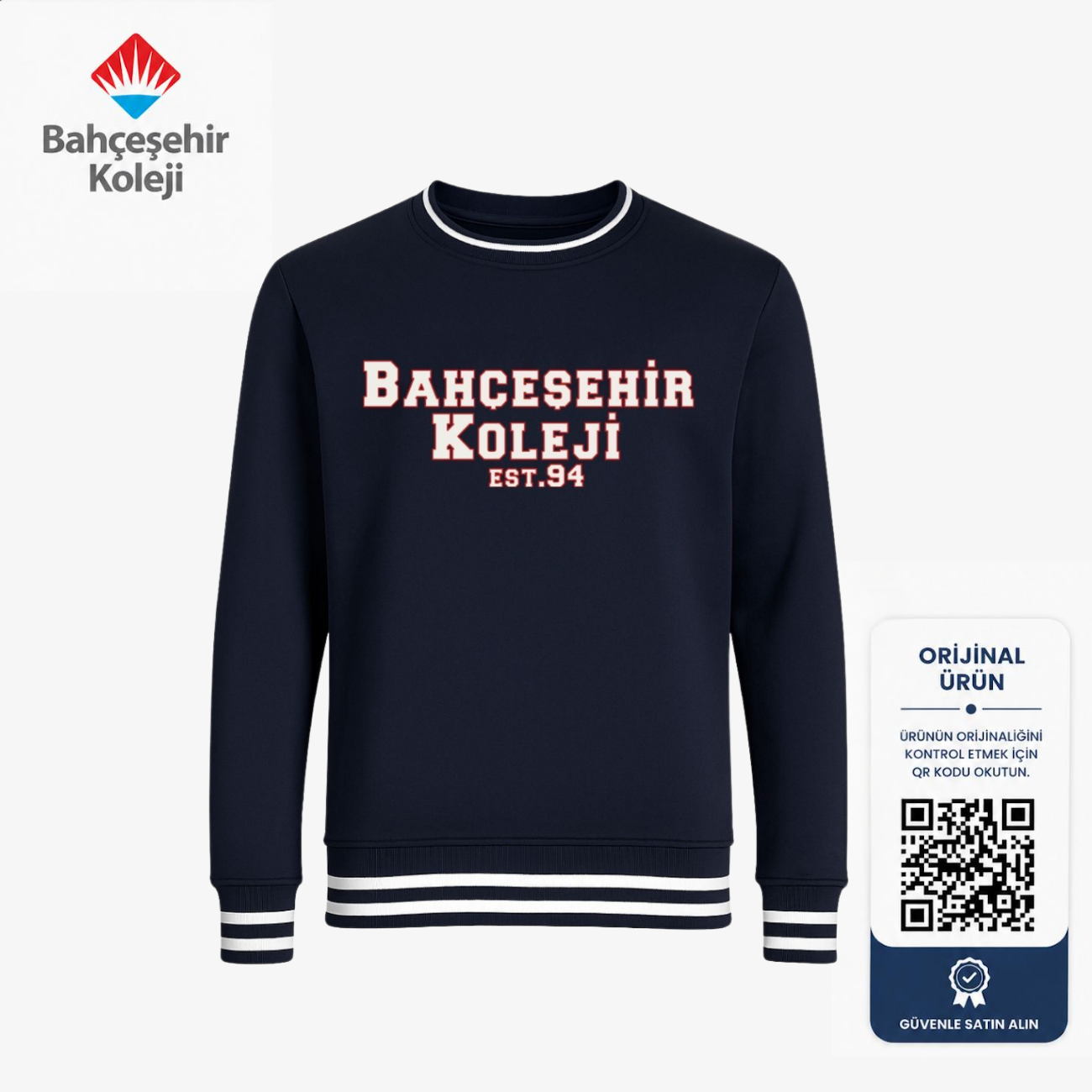 BK Comfy Sweatshirt Dark Blue