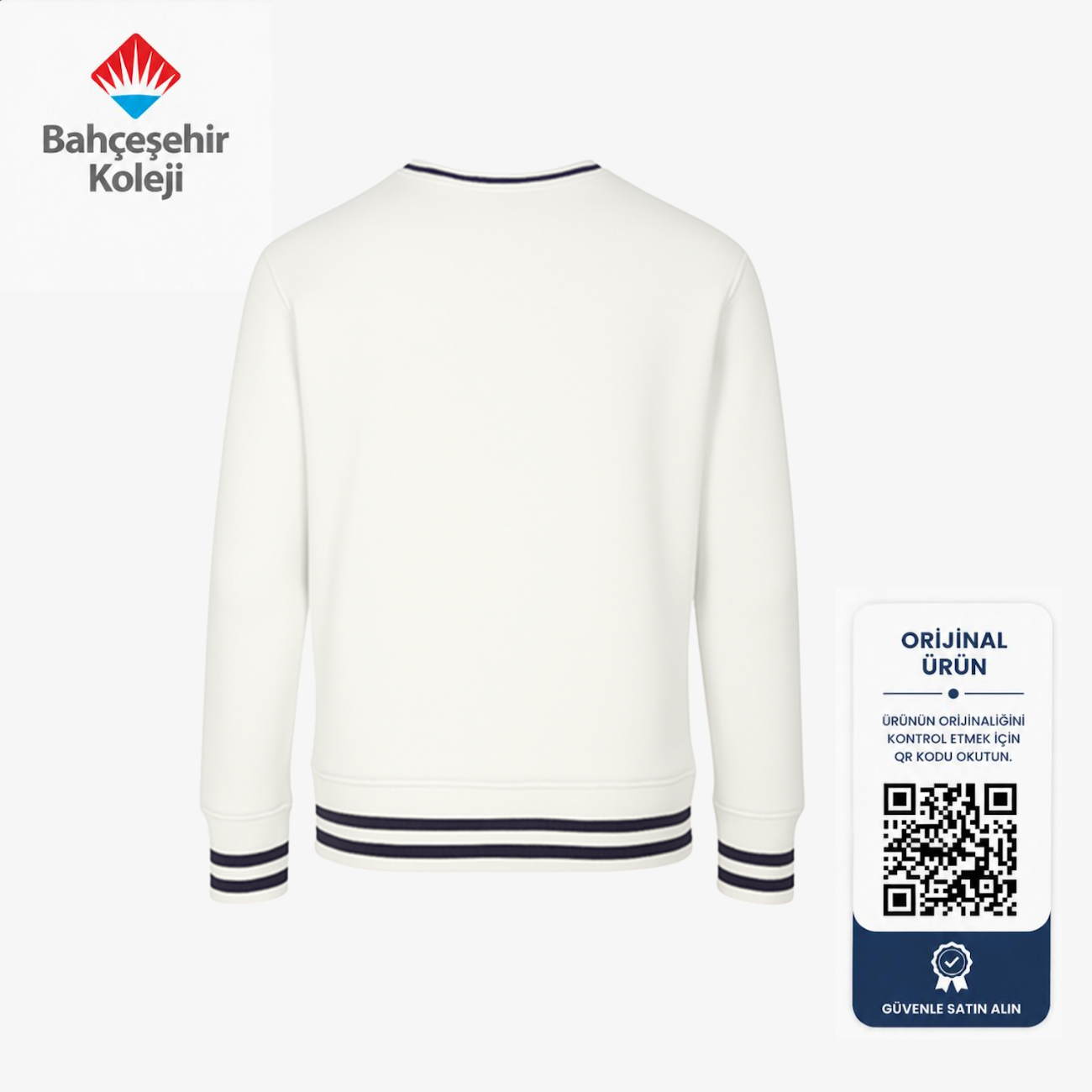 BK Comfy Sweatshirt White