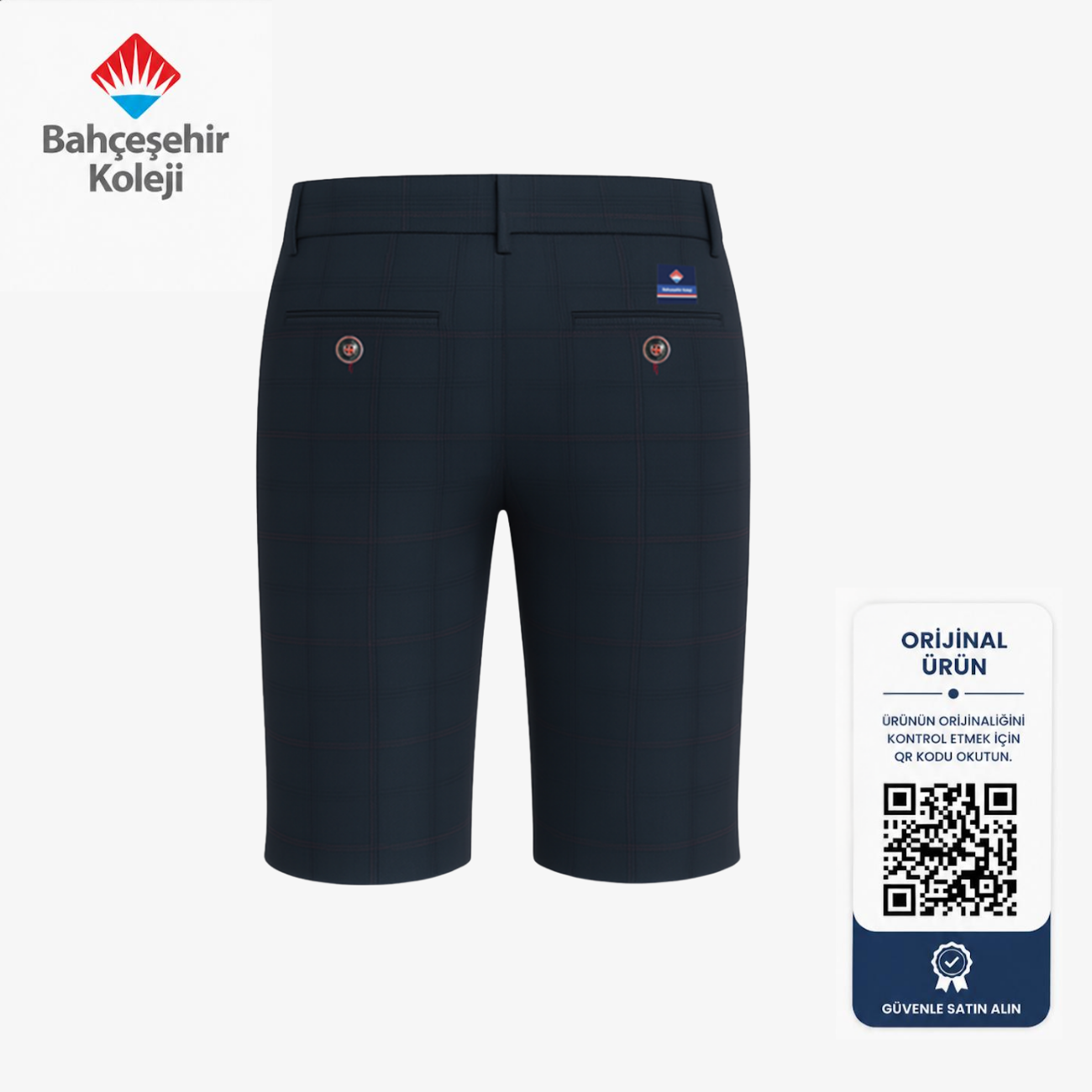 BK Trendy  Şort Ekose