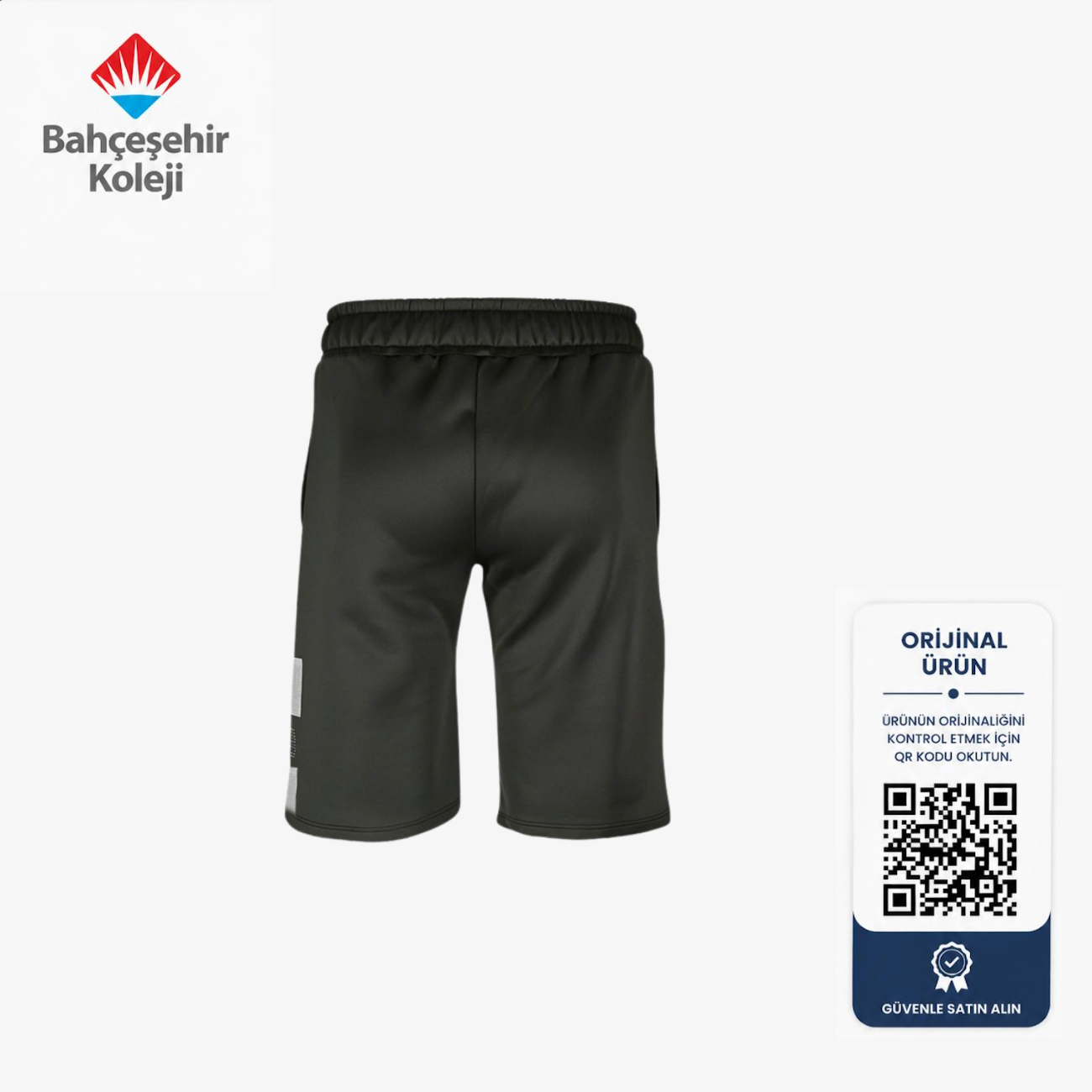 BK Zip-Up Shorts Siyah