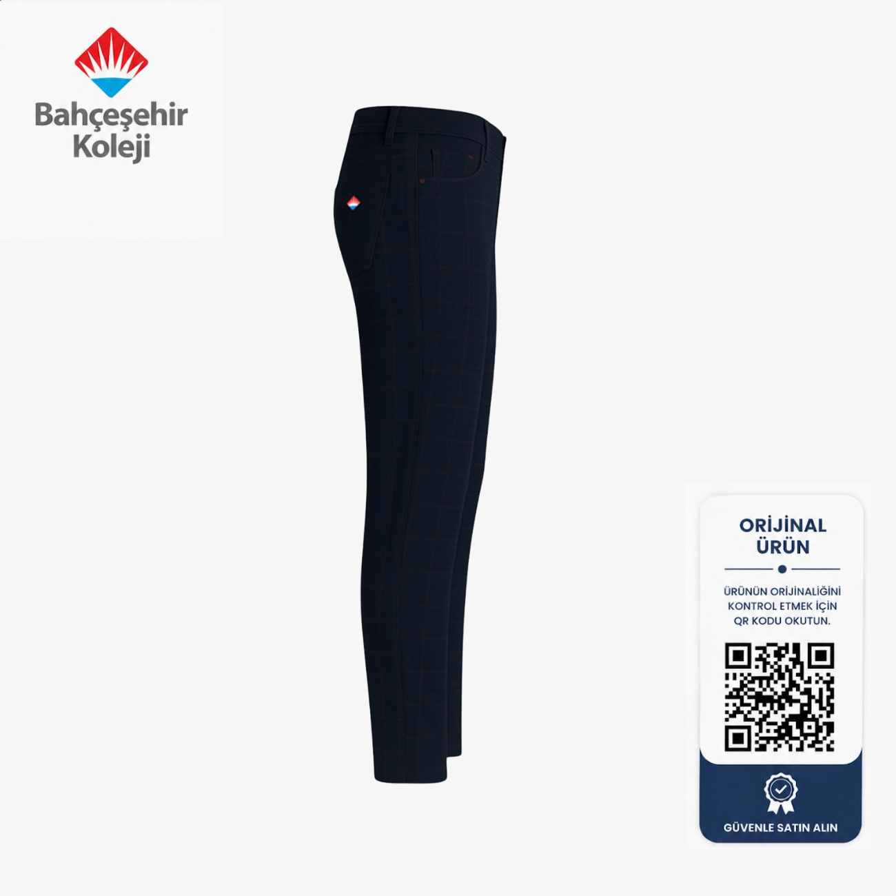 BK Academy Erkek Ekose Pantolon
