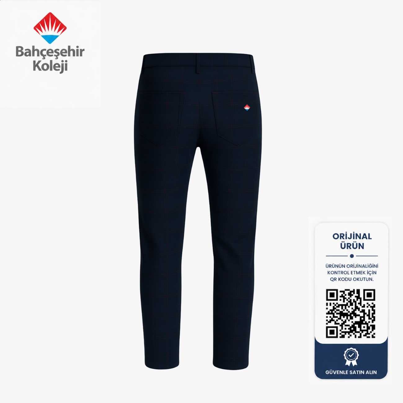 BK Academy Erkek Ekose Pantolon
