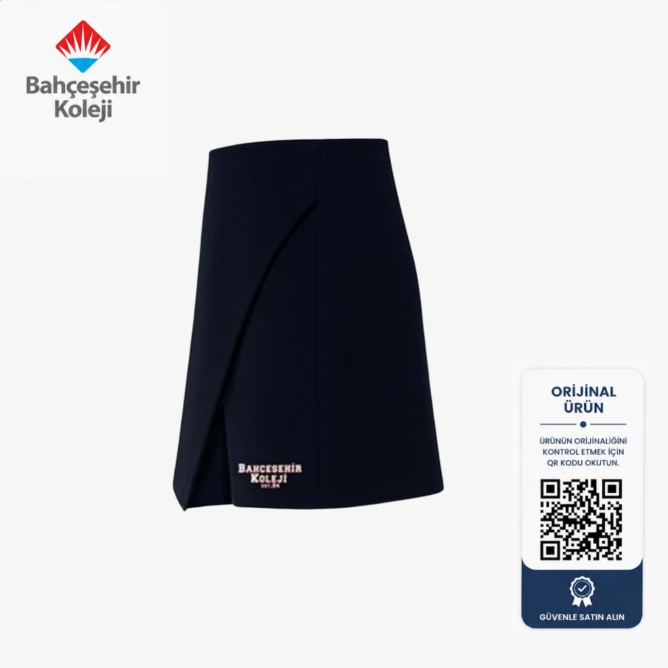 BK Campus Uniform Skirt Dark Blue (Etek)