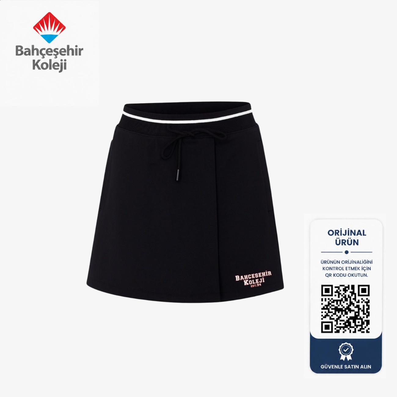 BK Campus Uniform Skort Dark Blue (Şort Etek)