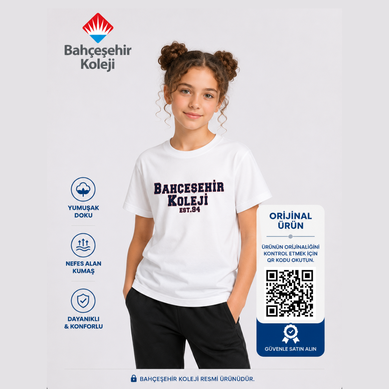 BK Trendy 94 T-Shirt Beyaz
