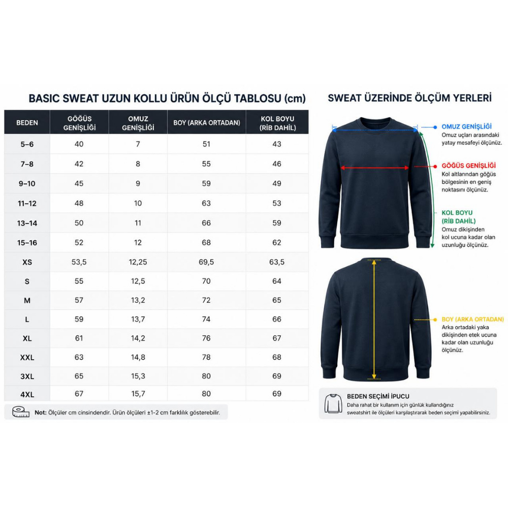 BK Comfy Sweatshirt Dark Blue