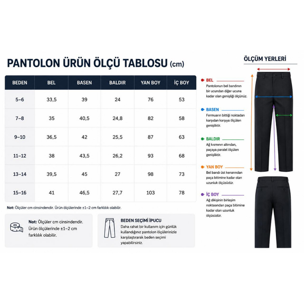 BK Academy Erkek Pantolon Siyah