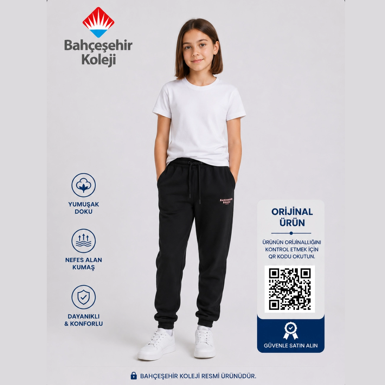 BK Essential Black Joggers