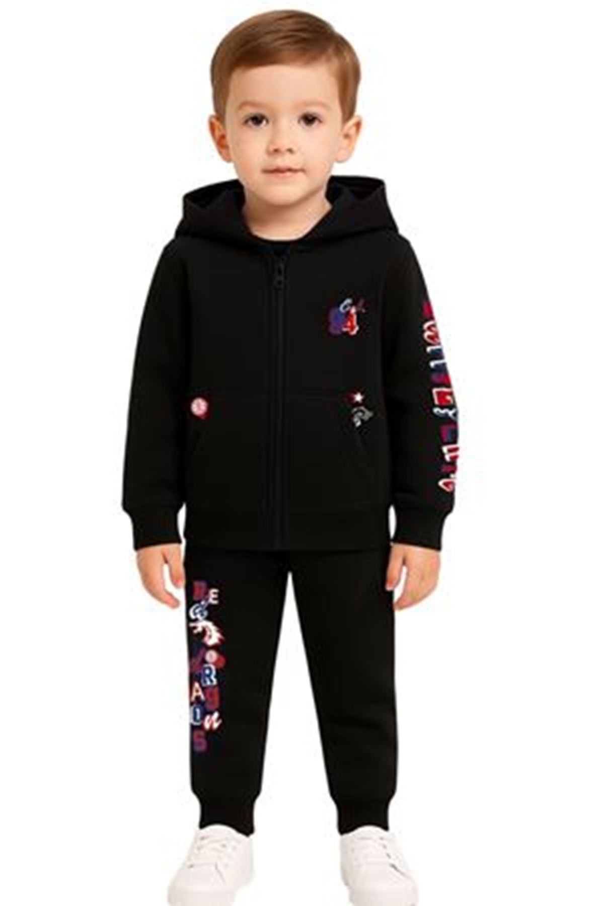 BK Kids Dragon Eşofman Alt Siyah