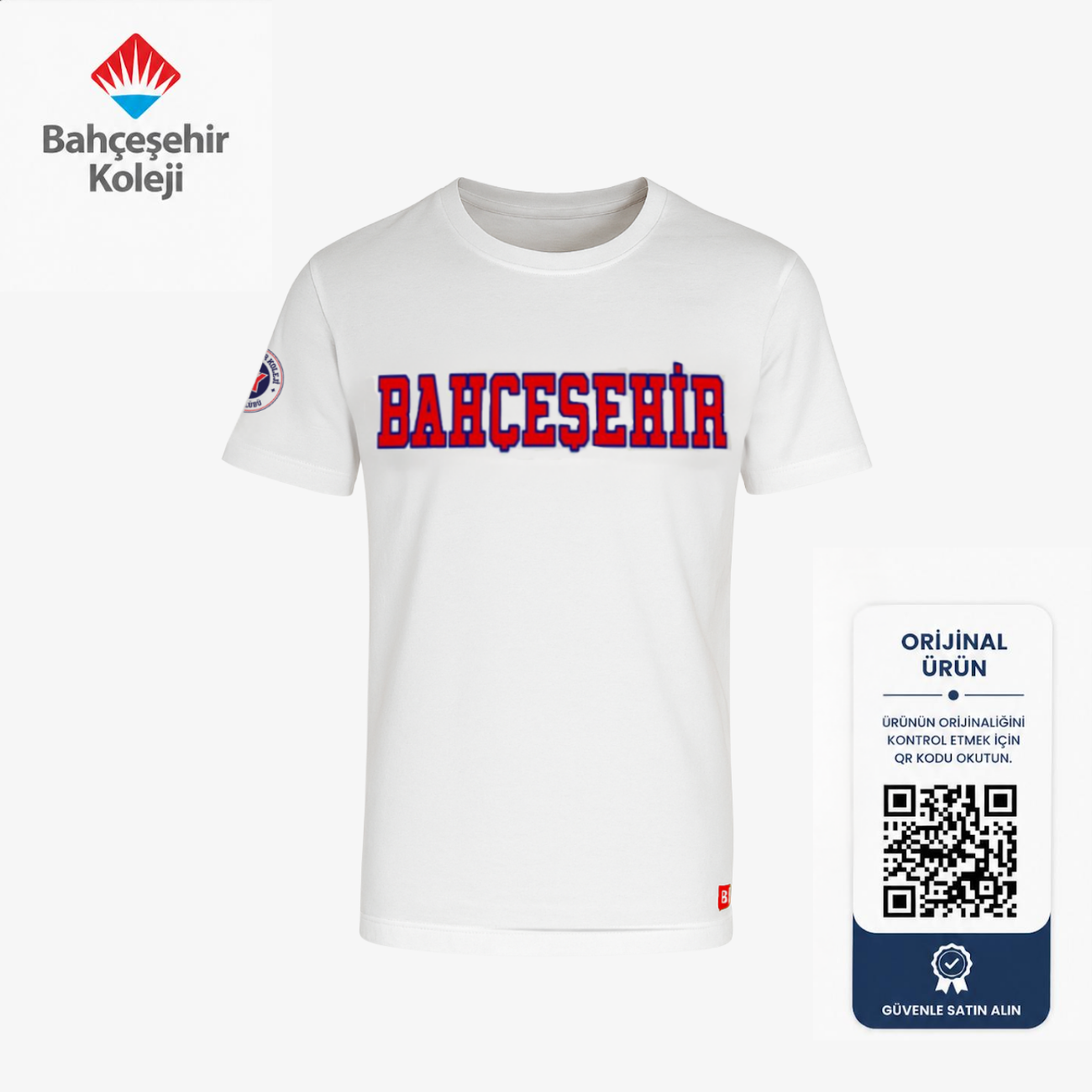 BK Courtside T-shirt Beyaz