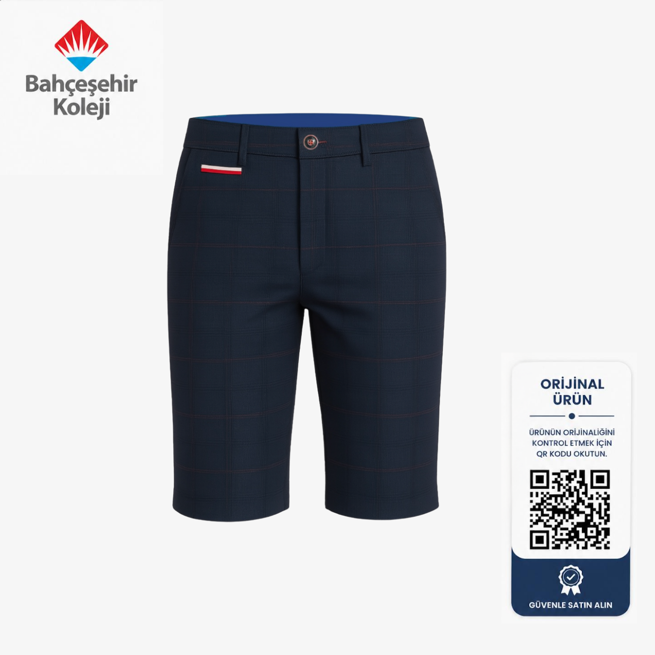 BK Trendy  Şort Ekose