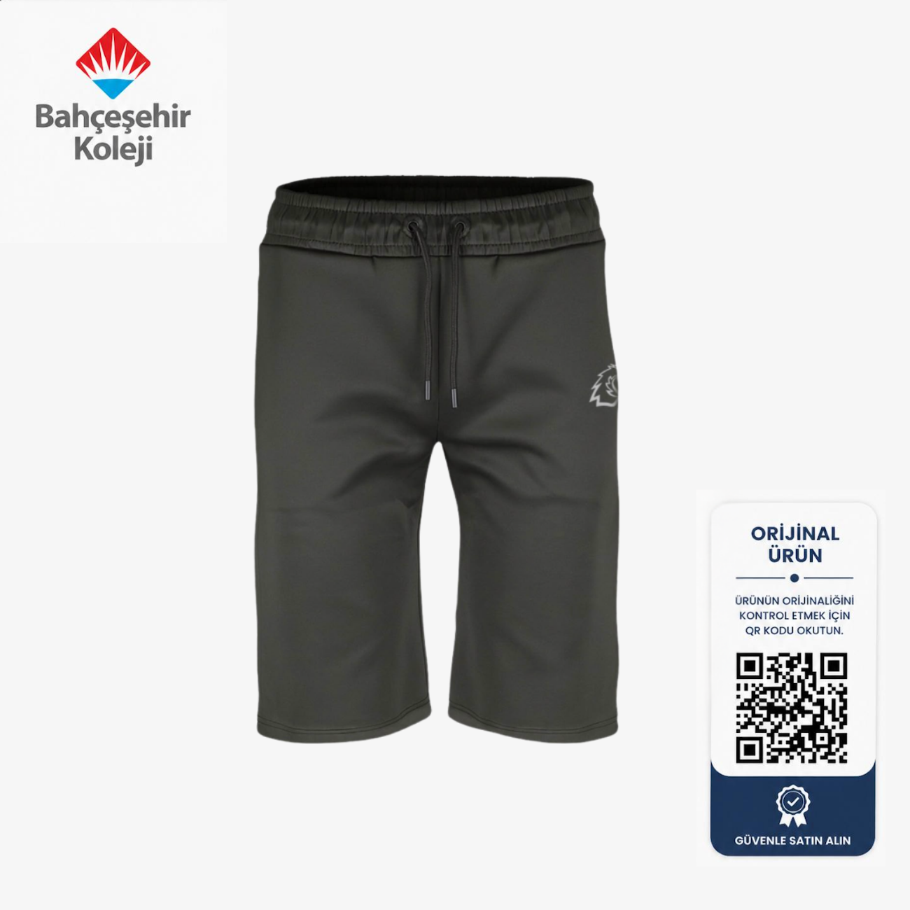 BK Zip-Up Shorts Siyah
